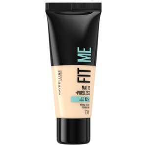 Maybelline New York Fit Me Matte + Poreless Foundation 100 Warm Ivory produktbilde