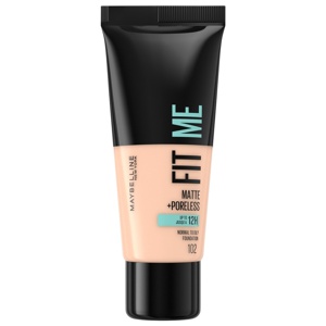 Maybelline New York Matte + Poreless Foundation 102 Fair Ivory produktbilde