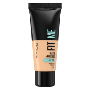 Maybelline New York Fit Me Matte + Poreless Foundation 112 Soft Beige produktbilde