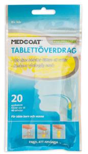 Medcoat Tablettöverdrag, Citrussmak 20 st produkt bild