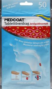 Medcoat Tablettöverdrag, Jordgubbsmak, 50 st produkt bild