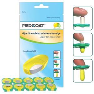 Medcoat tablettovertrekk sitrus 10 stk produktbilde