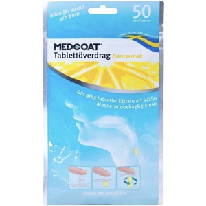 Medcoat tablettovertrekk sitrus 50 stk produktbilde