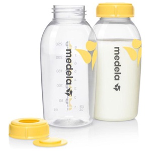 Medela Bröstmjölksflaskor 250 ml 2-pack produkt bild