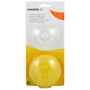 MEDELA Brusthütchen Contact L m.Aufbw.Box Produktbild