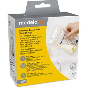 Medela Easy Pour förvaringspåsar för bröstmjölk 50 st produkt bild