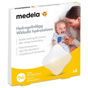 Medela Hydrogel Pads 4-pack produkt bild