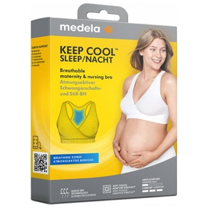 Medela Keep Cool natt-BH, Hvit XXL XXL produktbilde