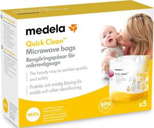 Medela Quick Clean rengöringspåsar, 5 st produkt bild