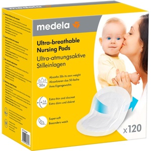 Medela Ultra-åndbare ammeindlæg - 120 stk. produktbillede