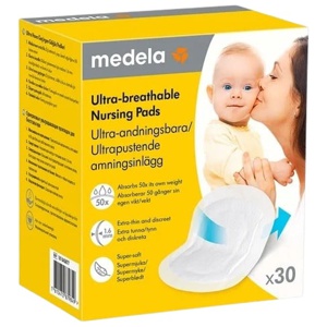 Medela Ultra-andningsbara amningsinlägg, 30 st produkt bild