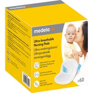 Medela Ultra-andningsbara amningsinlägg, 60 st