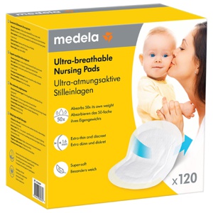 Medela ultrapustende ammeinnlegg 120 stk produktbilde