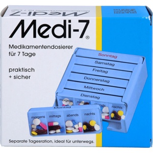 Medi 7 Medikamentendos.f.7 Tage blau Produktbild