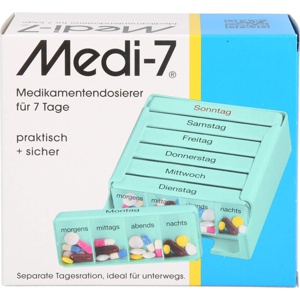 Medi 7 Medikamentendos.f.7 Tage türkis Produktbild