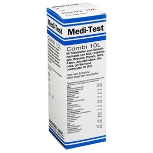 Medi Test Combi 10 L Teststr, 50 St Teststreifen Produktbild