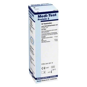 Medi Test Protein 2 Teststre, 50 St Teststreifen Produktbild