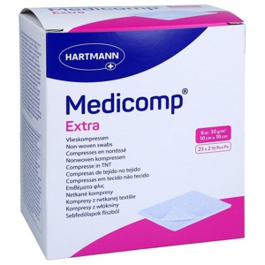MEDICOMP extra Vlieskomp.steril 10x10 cm 6fach Produktbild