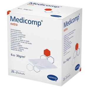 Medicomp extra Vlieskomp.steril 10x20 cm 6fach Produktbild