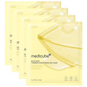 Medicube Kojic Acid Turmeric Brightening Gel Mask 4 st produkt bild