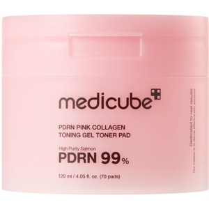 Medicube PDRN Pink Collagen Toning Gel Toner Pad 120 ml produktbillede