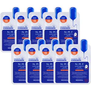Mediheal N.M.F Alpha Arbutin Glow Ampoule Mask 10 St. Produktbild