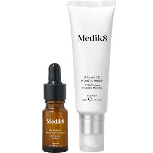 Medik8 Balance Moisturiser with Glycolic Acid Activator 50 + 5ml produkt bild