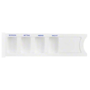 MEDIKAMENTENBOX m.Aufdruck 4 Kammern Produktbild