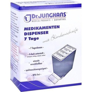 MEDIKAMENTENDISPENSER 7 Tage weiß trans.Blind. Produktbild