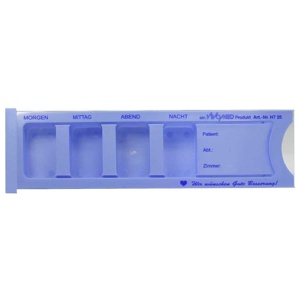 MEDIKAMENTENDISPENSER morg./mitt./aben./nacht blau Produktbild
