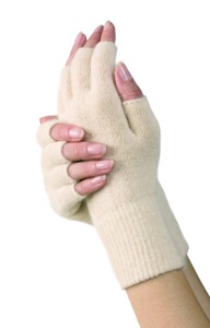 Medima halvfingervanter beige onesize 1 par produktbilde