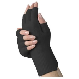Medima halvfingervanter sort onesize 1 par produktbilde