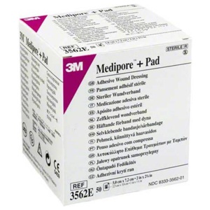 Medipore Plus Pad 3562E ster, 50 St Verband Produktbild