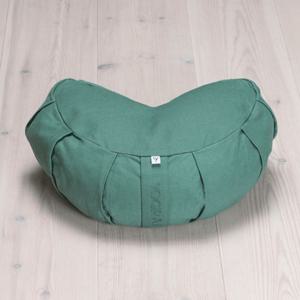 Meditation Cushion Crescent Moss Green produkt bild