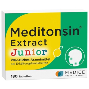 MEDITONSIN Extract Junior pflanzl.Erkältungstabl. Produktbild