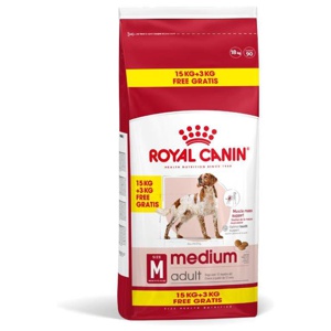Medium Adult Torrfoder till Vuxna Hundar - 15 + 3 kg produkt bild