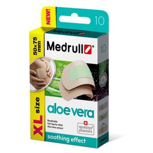 Medrull Aloe Vera XL plaaster 50x75mm N10 toote pilt