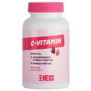 MEDS C-vitamin 500mg 90 kapslar produkt bild