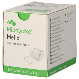 Mefix Självhäftande Väv 10m x 5cm 1 st produkt bild