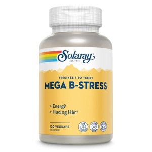 Solaray Mega B-Stress 120 stk produktbillede