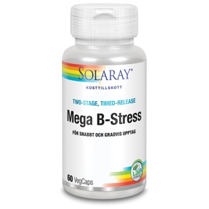 Mega B-Stress 60 kapslar produkt bild
