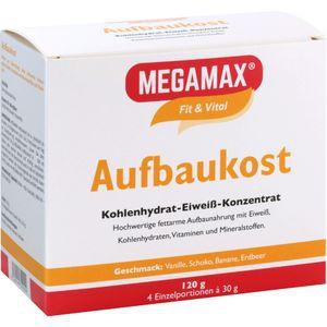 MEGAMAX Aufbaukost 4 Sorten Pulver Produktbild