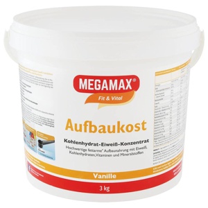 Megamax Aufbaukost Vanille Pulver Produktbild