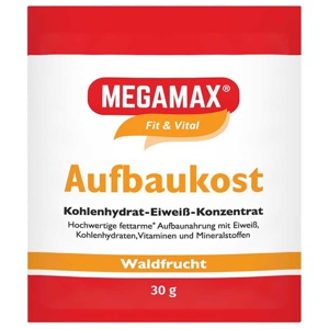 Megamax Aufbaukost Waldfrucht Pulver Produktbild