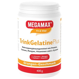 MEGAMAX Trinkgelatine Pulver 400 g Pulver Produktbild