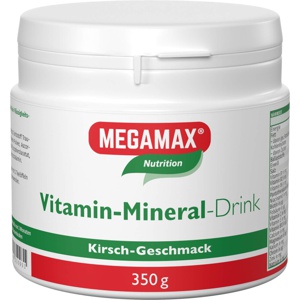 MEGAMAX Vita Mineral Drink Kirsche Pulver 350 g Pulver Produktbild