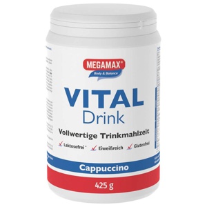 MEGAMAX Vital Drink Cappuccino Pulver Produktbild