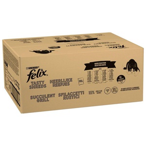 Megapack Felix "Tasty Shreds" Pouches 80 x 80 g Produktbild