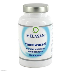Melasan Yamswurzel Kapseln, 180 St Kapseln Produktbild
