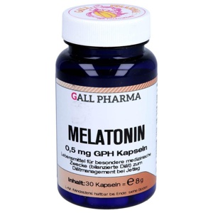MELATONIN 0,5 mg GPH Kapseln Produktbild